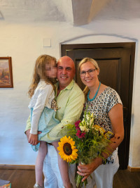 Babak Afshar mit Jane und Tochter Ariane